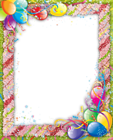 Transparent Birthday PNG Frame
