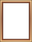 Transparent Classic Brown Frame PNG Image