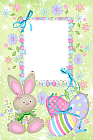 Transparent Easter Frame