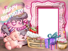Transparent Happy Birthday Frame