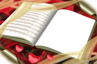 Transparent PNG Book Frame Romantico