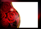 Transparent PNG Roses Photo Frame
