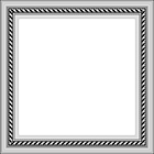 Transparent Silver PNG Photo Frame