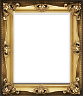 Vertical Classic Transparent Frame with Ornaments
