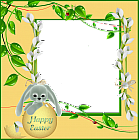 Yellow Easter Frame