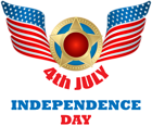4th of July Transparent Clip Art PNG Image