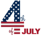 4th of July Transparent PNG Clip Art Image