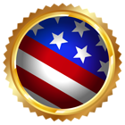 American Flag Seal Transparent PNG Clip Art Image