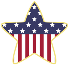 American Star Decoration PNG Clipart