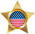American Star PNG Clip Art Image