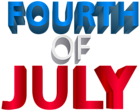 Fourth of July Transparent PNG Clip Art Image