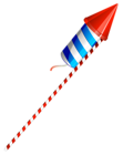 July 4th USA Sparkler PNG Clipart