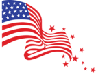 Transparent USA Flag PNG Clipart Picture