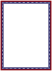 U.S Border Frame PNG Transparent Clipart