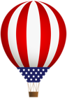USA Air Baloon PNG Clip Art Image