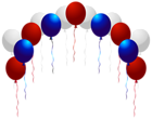 USA Balloons PNG Clip Art Image