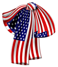 USA Bow PNG Clipart