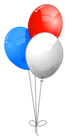 USA Colors Balloons PNG Clipart