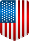 USA Decoration Flag Transparent PNG Clip Art Image