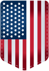USA Flag Decor Transparent PNG Clip Art Image