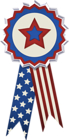 USA Flag Ribbon Decor PNG Clipart Picture