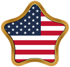 USA Flag Star PNG Clip Art Image