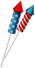 USA Sparkler Fireworks PNG Clipart Image