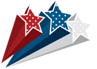 USA Stars Decoration PNG Clipart Image