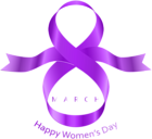 8 March Purple PNG Clip Art Image