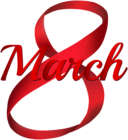 Eighth of March PNG Clip Art Image