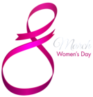 Happy March 8 Womens Day PNG Clip Art Image