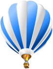 Hot Air Balloon Blue Transparent PNG Clip Art Image