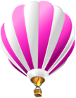 Hot Air Balloon Pink Transparent PNG Clip Art Image