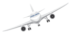 White Airplane Transparent PNG Vector Clipart