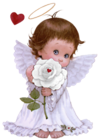 Glowing cute angel on a white cloud​  Gallery Yopriceville - High-Quality  Free Images and Transparent PNG Clipart