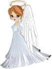Beautiful White Angel PNG Clipart
