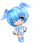 Blue Cute Angel Clipart