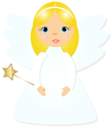 Christmas Angel Transparent PNG Clip Art Image