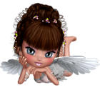 Cute 3D Angel PNG Picture Clipart
