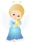 Glowing cute angel on a white cloud​  Gallery Yopriceville - High-Quality  Free Images and Transparent PNG Clipart