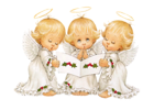 Cute Angels Carolers Christmas Free Clipart