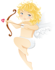 Cute Cupid Angel Free PNG Clipart