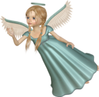 Flying Angel Free PNG Clipart Picture