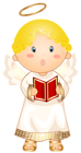 Little Angel Caroler Transparent PNG Clip Art Image