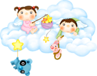 Playing Little Angels PNG Picture