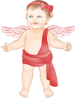 Red Baby Angel Clipart