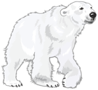 White Bear PNG Clipart Image