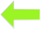 Arrow Green Left PNG Clip Art Image