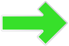 Arrow Green Right Transparent PNG Clip Art Image