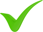 Check mark Green PNG Clipart